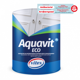 Vitex Aquavit Eco - vodou riediteľná ekologická farba lesklá biela 750ml